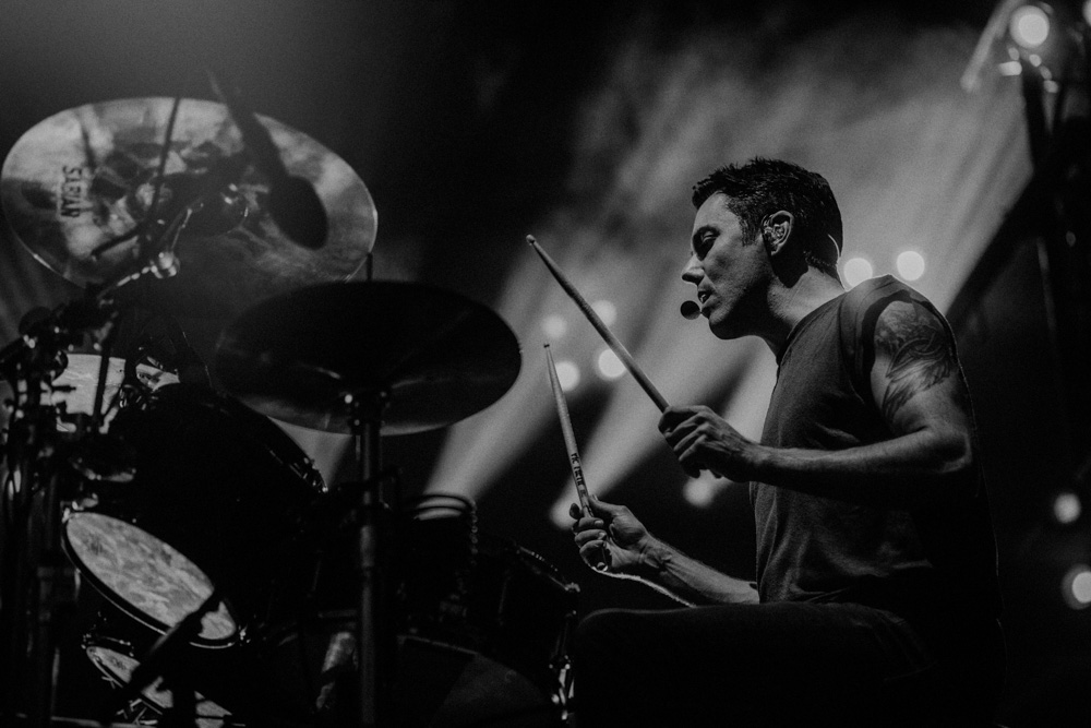 Glen Power from The Script playing drums on 2017 UK Tour